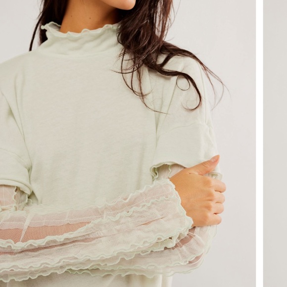 Free People On Your Sleeve Top - Picture 6 of 6